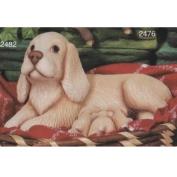 S2482-Small Nursing Dog with Puppies 21cm