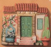 S2493-Casita with Cactus 23cmW