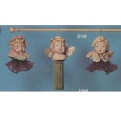 S2539- 3 Hanging Cherub Head Ornaments 10cm