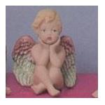 S2590-Cherub with Elbows on Knees 10cm