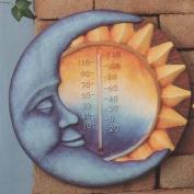 S2654-Sun & Moon Thermometer 31cm Includes Thermometer