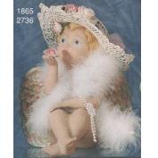 S2736-Cherub with Knees Up Blowing Kisses 25cm