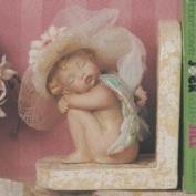 S2738-Sleeping Cherub Facing Left 14cm