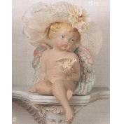 S2743-Medium Cherub Left Hand Out 17cm