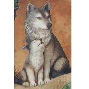 S2787-Large Nurturing Wolves 31cm