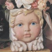 S2862-Large Cherub Faced Bag 21cmT