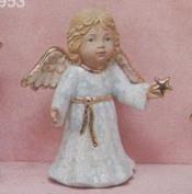 S2935-Small Standing Angel with Star 11cm