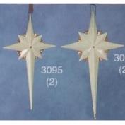 S3094- 2 Star Hanging Ornaments 18cm