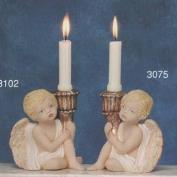 S3102-Sitting Cherub Candle Holder 15cmH