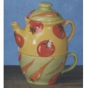 S3193-Teapot with Cup & Lid 19cm