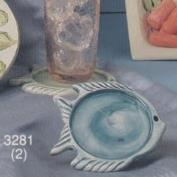 S3281- 2 Fish Coasters 12cmD