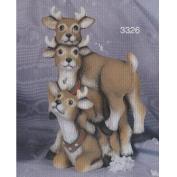 S3326-Reindeer Totem 21cm