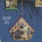 S3337A-Heart Birdhouse Ornament 10cm