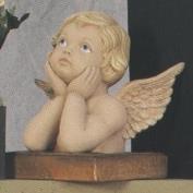 S3363-Cherub Bust 19cmT