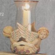 S3372-Medium Cherub Hurricane 12cmH