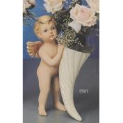 S3507-Standing Cherub with Cornucopia 36cm