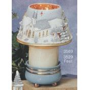 S3569-Village Shade with Cut Outs & Base 19cm