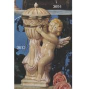 S3612B-Cherub with Vase Right with Lid 28cmT