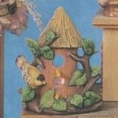 S3630-Two Story Birdhouse Votive 20cmH