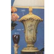 S3695-Tall Victorian Lamp with Round Base 31cm