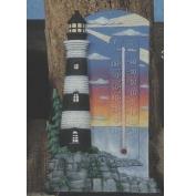 S3713-Lighthouse Thermometer Includes Thermometer 29cm