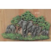 S3731-Elephant Plaque 46cm
