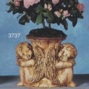 S3737-Double Cherub Vase 17cm