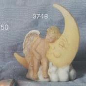 S3748-Medium Cherub on Moon Right 16cm