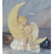 S3749-Large Cherub on Moon 31cm