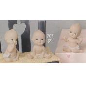 S707- 3 Baby Boy Cupies 7cm