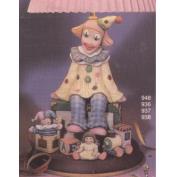 S948-Clown Stocking Hanger Only 23cm