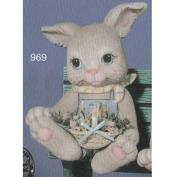 S969-Boy Bunny Shelf Sitter 23cm