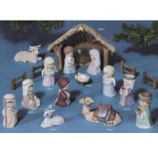 SAW279ST-Complete 16 Piece Nativity including Stable