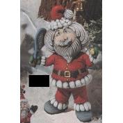 TL524-Santa Playing Tennis 31cm