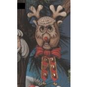 TL526-Reindeer Wall Plaque 26cm