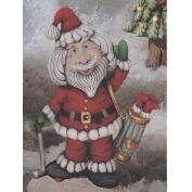 TL535-Santa Golfing 31cm