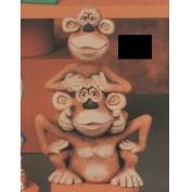 TL637-Monkey Totem Nodder includes spring 25cm