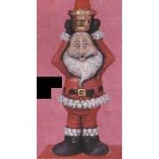 TL832-St Nick Candle Stick Holder 24cm