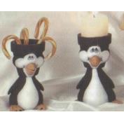 TL854ST-Pip & Pen Penguin Pots 13 & 14cm