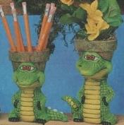 TL859 -2 Small Croc Pots 11 & 12cm