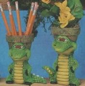 TL859 -2 Small Croc Pots 11 & 12cm