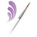 R250-1 Royal Golden Taklon Round art paint brush