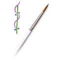 R590-2 Royal Golden Taklon Ultimate Liner Art Paint Brush