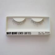 Lower Softies Lashes Mary Quant Human Hair Brown (Buy one get two)