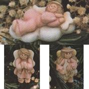 C2333-3 Christmas Angel Pins 5cm