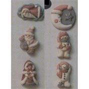 C2422-6 Christmas Treasure Ornaments 5cm