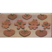 D1477-6 Gingerhearts 3x6cm & 3x7.5cm