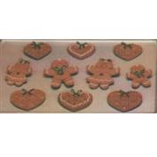 D1477-6 Gingerhearts 3x6cm & 3x7.5cm