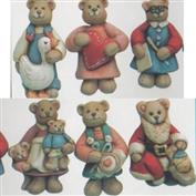 C2336-6 Friendship Bear Pins 5cm