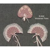 D532-3 Victorian Fan Magnets